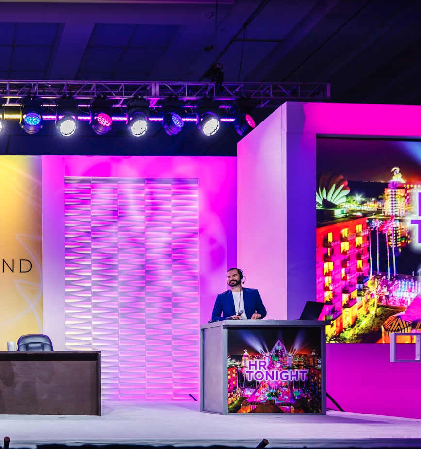 DJ Nel performing at a San Diego corporate event